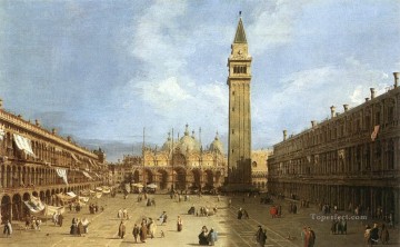 Canaletto Painting - Plaza San Marcos 1730 Canaletto